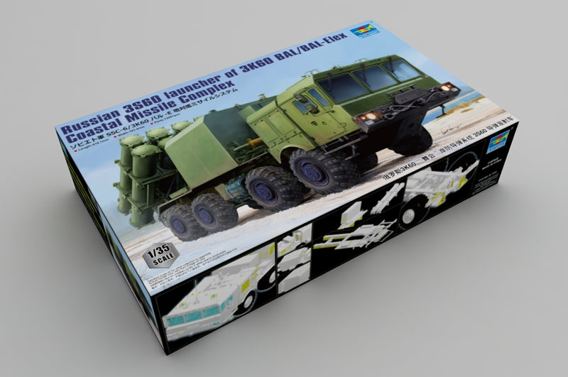 Trumpeter Scale Models 1052 1/35 Russian 3S60 Launcher of 3K60 BAL/BAL-Elex Coastal Defense System Model Kit