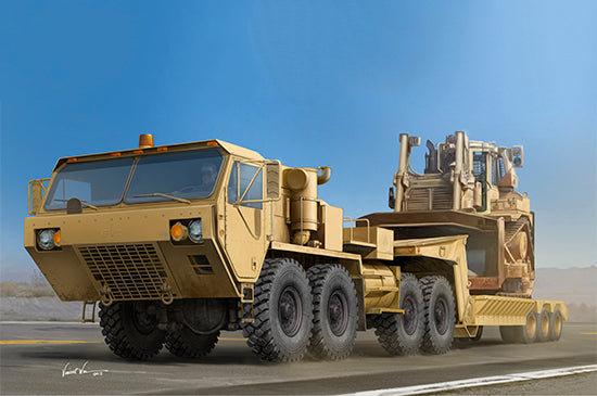 Trumpeter Scale Models 1055 1/35 M983A2 HEMTT Tractor & M870A1 Semi-Trailer Model Kit