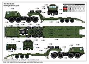 Trumpeter Scale Models 1065 1/35 MAZ-537G Late Production with ChMZAP-9990 Semi-Trailer Model Kit