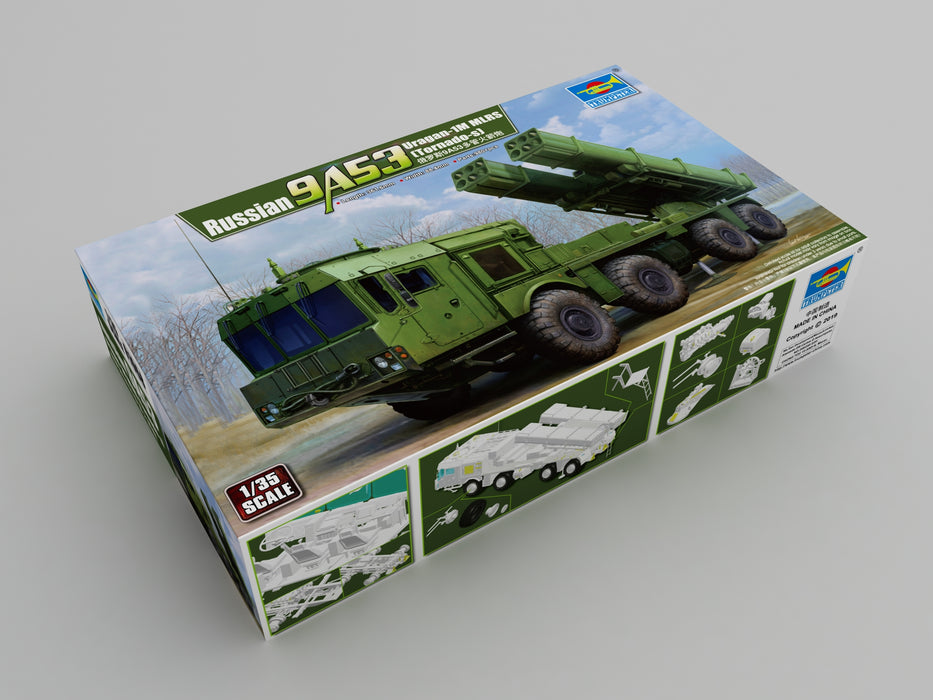 Trumpeter Scale Models 1068 1/35 Russian 9A53 Uragan-1M MLRS (Tornado-S) Model Kit