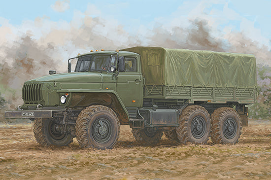 Trumpeter Scale Models 1072 1/35 Russian URAL 4320 Truck with Stake Body Model Kit