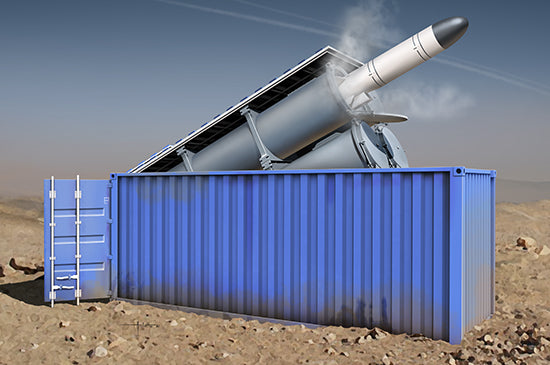 Trumpeter Scale Models 1076 1/35 3M54 Club-k with Kh-35UE Anti-Ship Missile System In 20-foot Container Model Kit