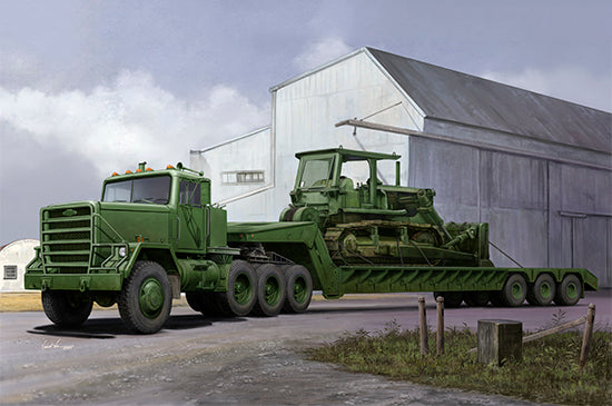 Trumpeter Scale Models 1078 1/35 M920 Tractor Tow w/M870A1 Semi-Trailer Model Kit