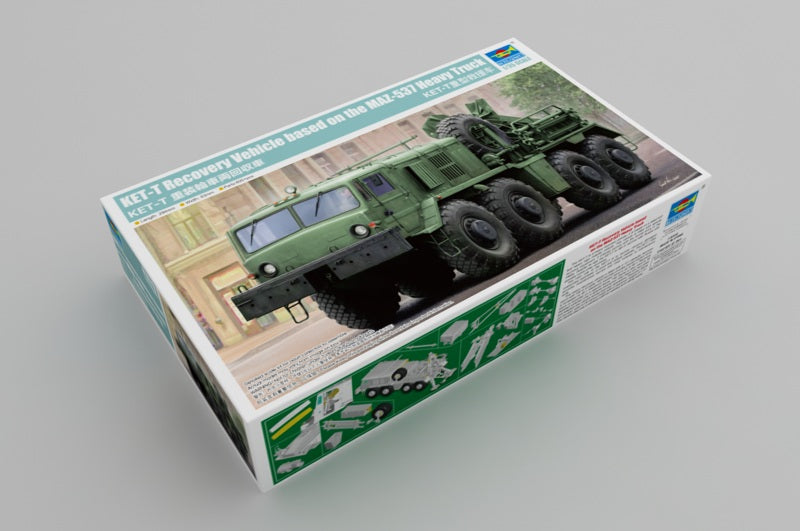 Trumpeter Scale Models 1079 1/35 KET-T Recovery Vehicle based on MAZ537 Heavy Truck Model Kit
