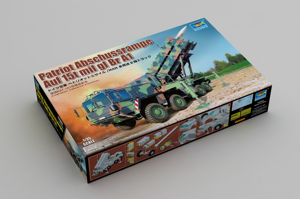 Trumpeter Scale Models 1088 1/35 Patriot SAM Launching System on BR A1 ...