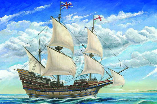 Trumpeter Scale Models 1201 1/60 Mayflower Sailing Ship Model Kit