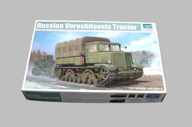 Trumpeter Scale Models 1573 1/35 Russian Voroshilovets Heavy Artillery Tractor Model Kit