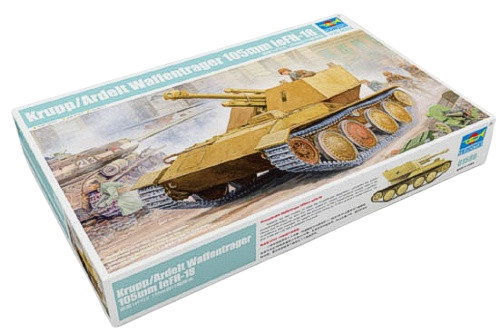 Trumpeter Scale Models 1586 1/35 German Krupp/Ardelt 105mm leFH-18 Waffentrager Weapons Carrier Model Kit