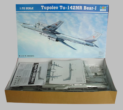 Trumpeter Scale Models 1609 1/72 Russian Tupolev Tu-142MR Bear J Bomber Model Kit