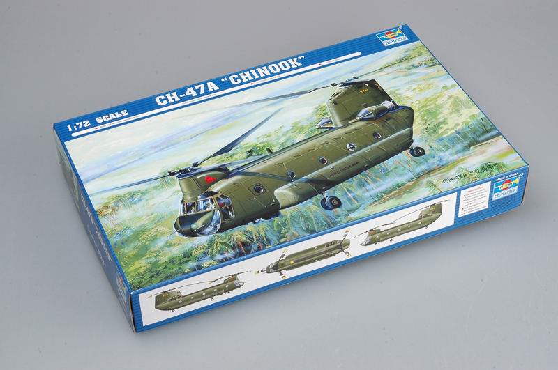Trumpeter Scale Models 1621 1/72 CH-47A Chinook Medium-Lift Helicopter Model Kit