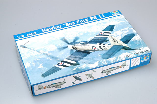 Trumpeter Scale Models 1631 1/72 Hawker Sea Fury FB.11 Fighter Model Aircraft Kit