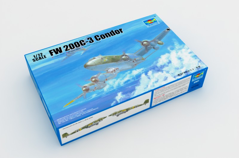 Trumpeter Scale Models 1637 1/72 FW 200C-3 Condor Model Aircraft Kit