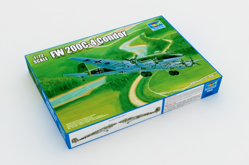 Trumpeter Scale Models 1638 1/72 FW 200C-4 Condor Model Aircraft Kit ...