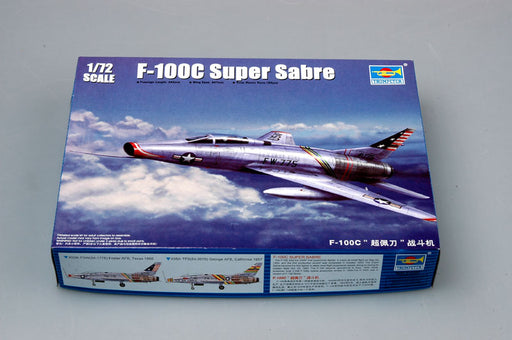 Trumpeter Scale Models 1648 1/72 F-100C Super Sabre Fighter Model Aircraft Kit