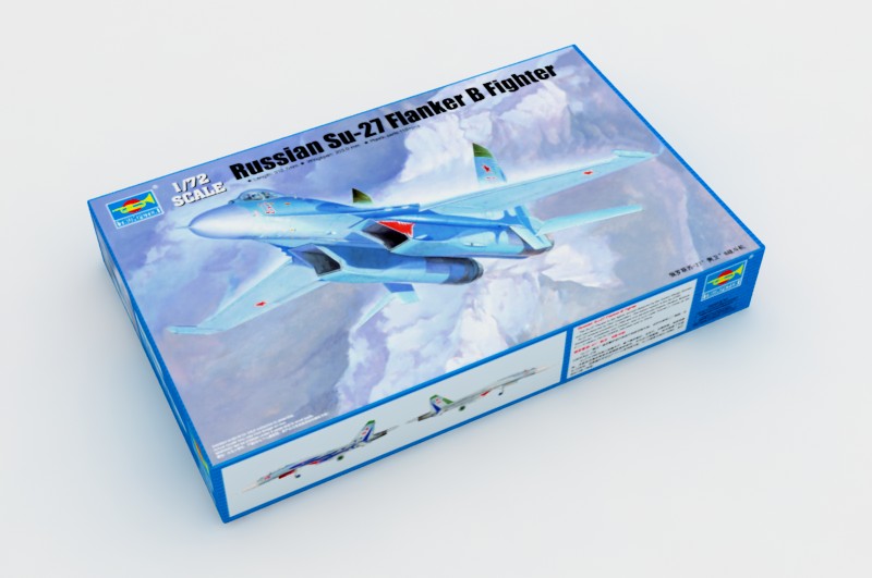 Trumpeter Scale Models 1660 1/72 Sukhoi Su-27 Flanker B Russian Fighter Model Kit