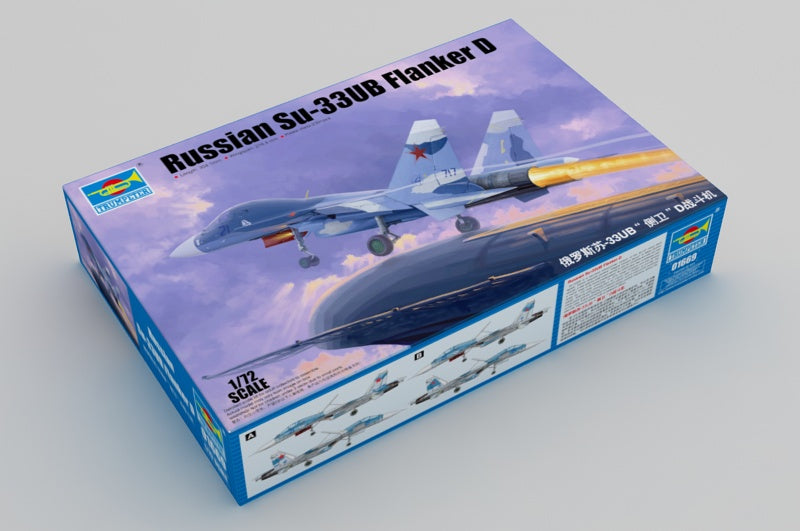 Trumpeter Scale Models 1669 1/72 Russian Sukhoi Su-33UB Flanker D Fighter Model Kit