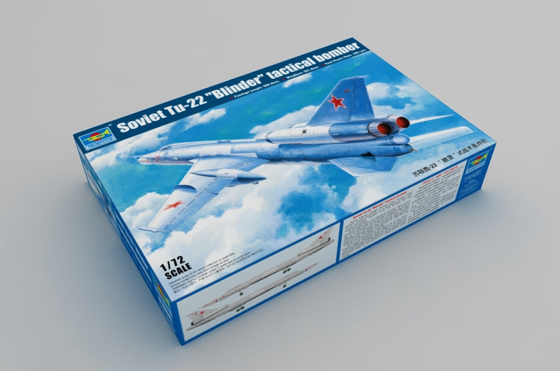 Trumpeter Scale Models 1695 1/72 Soviet Tu-22 'Blinder' Tactical Bomber Model Kit