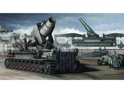 Trumpeter Scale Models 208 1/35 Morser Karl-Gerat 040-041 on Railway Transport Initial Version Model Kit