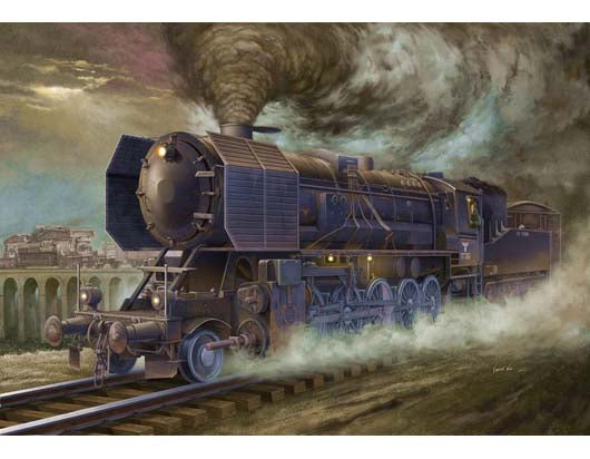 Trumpeter Scale Models 210 1/35 Bauriehe BR 52 Steam Locomotive with Tender Plastic Model Kit