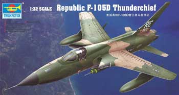 Trumpeter Scale Models 2201 1/32 F-105D Thunderchief Model Aircraft Kit
