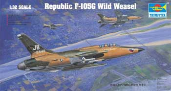 Trumpeter Scale Models 2202 1/32 Republic F-105G Wild Weasel Model Aircraft Kit
