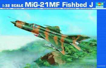 Trumpeter Scale Models 2218 1/32 MiG-21MF Fishbed J Interceptor Model Aircraft Kit