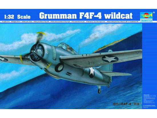 Trumpeter Scale Models 2223 1/32 Grumman F4F-4 Wildcat Model Aircraft Kit