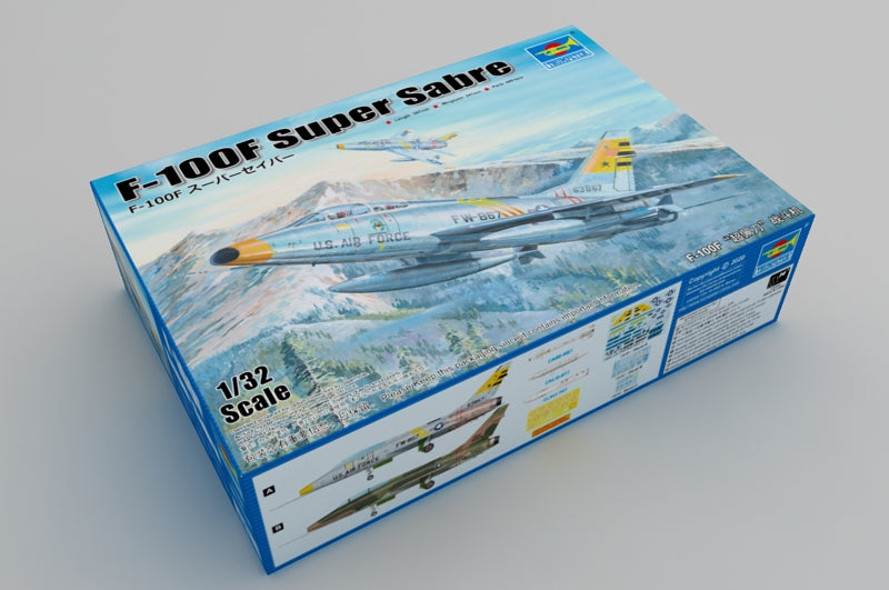 Trumpeter Scale Models 2246 1/32 F-100F Super Sabre Fighter Model Aircraft Kit