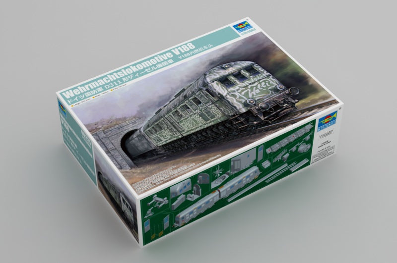 Trumpeter Scale Models 225 1/35 German V188 Diesel-Electric Locomotive Plastic Model Kit