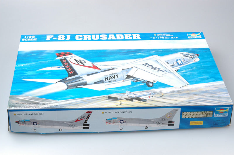 Trumpeter Scale Models 2273 1/32 F-8J Crusader US Navy Fighter Model Aircraft Kit