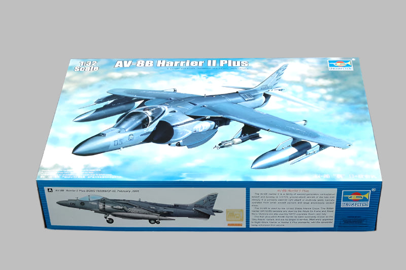 Trumpeter Scale Models 2286 1/32 AV8B Harrier II Plus Version Attack Aircraft Model Kit
