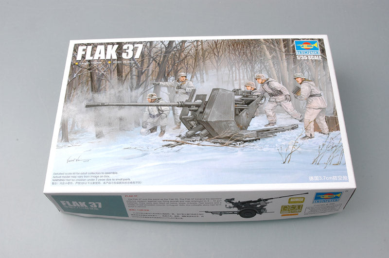 Trumpeter Scale Models 2310 1/35 German 3.7cm Flak 37 Gun Model Kit