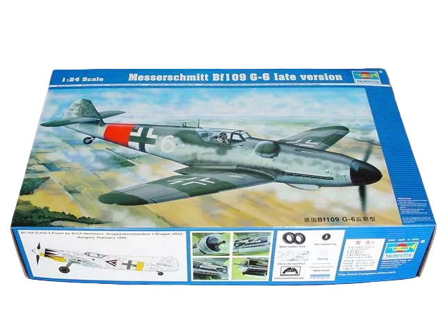 Trumpeter Scale Models 2408 1/24 Messerschmitt Bf 109 G-6 Late Version Aircraft Model Kit