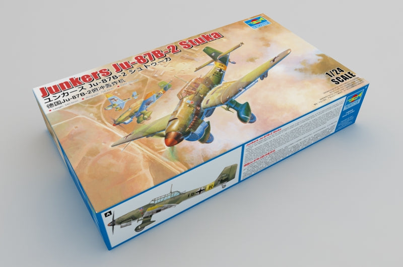 Trumpeter Scale Models 2421 1/24 Junkers Ju-87B-2 Stuka Dive Bomber Model Aircraft Kit