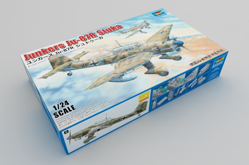 Trumpeter Scale Models 2423 1/24 Junkers Ju-87R Stuka Dive Bomber Model Aircraft Kit