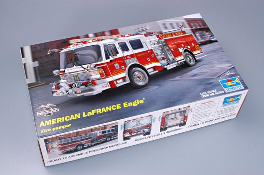 Trumpeter Scale Models 2506 1/25 2002 American LaFrance Eagle Fire Pumper Truck Model Kit