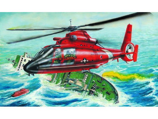 Trumpeter Scale Models 2801 1/48 US HH-65A Dolphin Search and Rescue Helicopter Model Kit