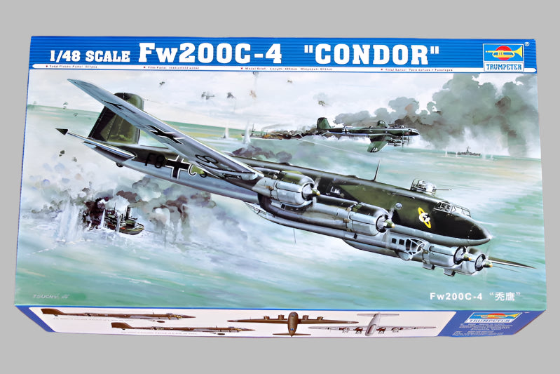 Trumpeter Scale Models 2814 1/48 Focke Wulf Fw200C-4 Condor Model Aircraft Kit