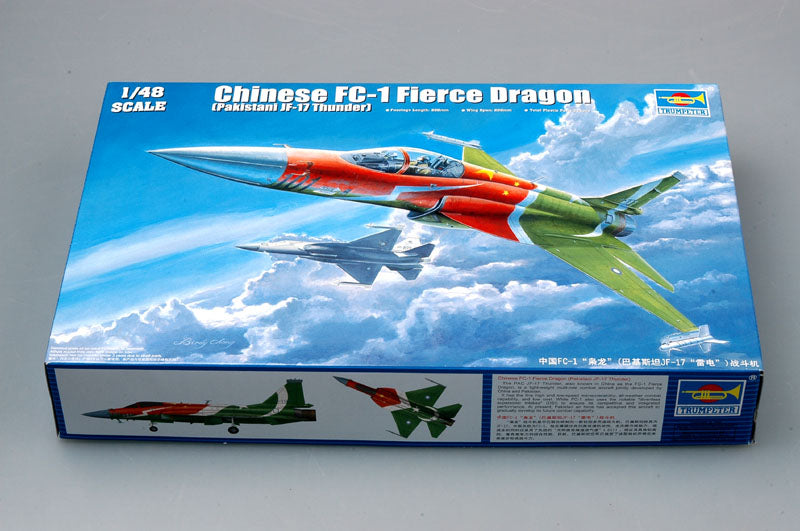 Trumpeter Scale Models 2815 1/48 PLAAF FC-1 Fierce Dragon (Pakistani JF-17 Thunder) Fighter Model Kit