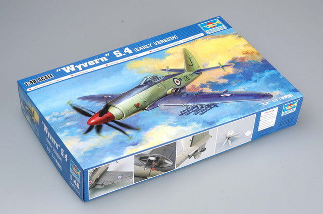 Trumpeter Scale Models 2843 1/48 British Wyvern S.4 Early Version Fighter Model Kit