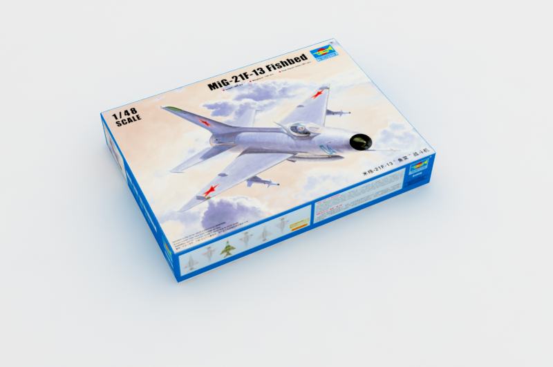 Trumpeter Scale Models 2858 1/48 MiG-21F-13 Fishbed Fighter Model Aircraft Kit