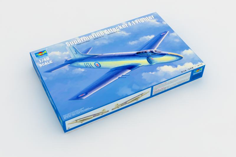 Trumpeter Scale Models 2866 1/48 Supermarine Attacker F.1 Fighter Model Aircraft Kit