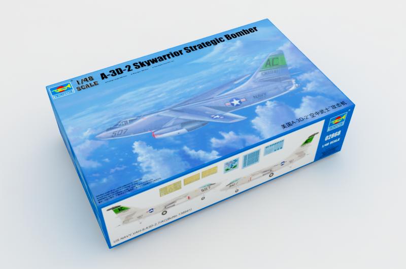 Trumpeter Scale Models 2868 1/48 A-3D-2 Skywarrior Strategic Bomber Model Kit