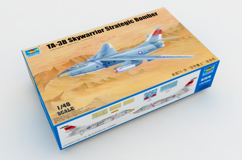 Trumpeter Scale Models 2870 1/48 TA-3B Skywarrior Strategic Bomber Model Kit