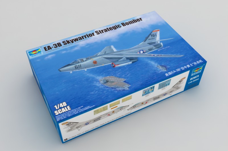 Trumpeter Scale Models 2871 1/48 EA-3B Skywarrior Strategic Bomber Model Kit