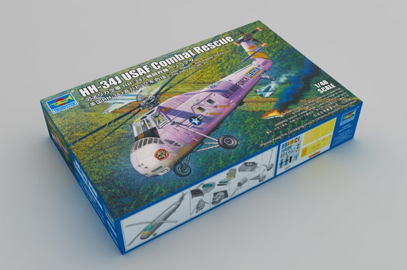 Trumpeter Scale Models 2884 1/48 HH-34J USAF Combat Rescue Helicopter Model Kit