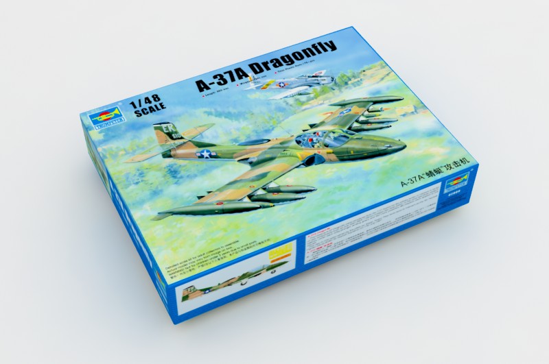 Trumpeter Scale Models 2888 1/48 A-37A Dragonfly Light Attack Aircraft Model Kit