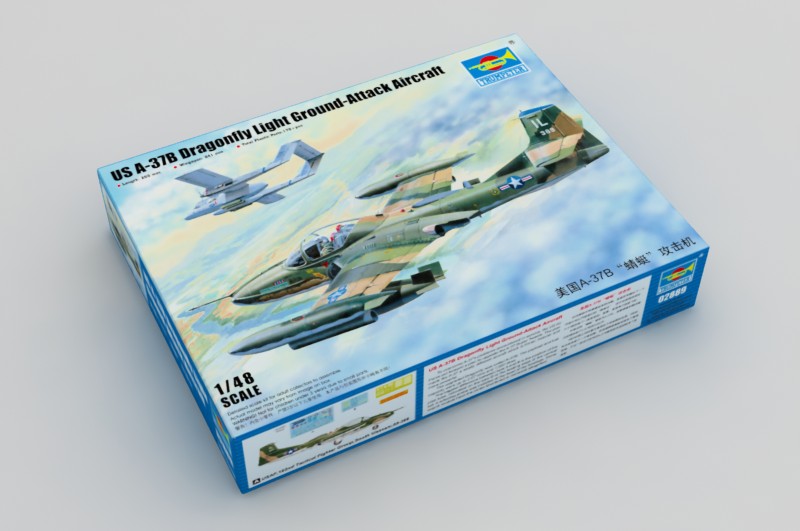 Trumpeter Scale Models 2889 1/48 A-37B Dragonfly Light Attack Aircraft Model Kit