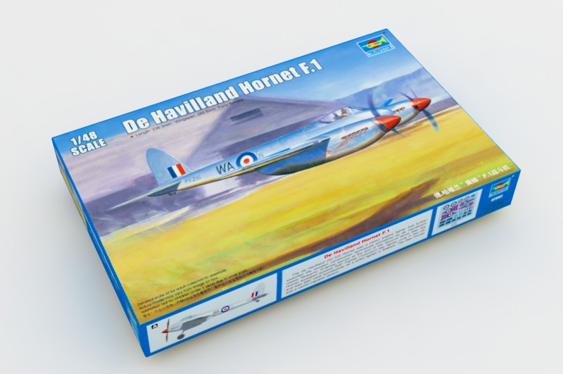 Trumpeter Scale Models 2893 1/48 De Havilland Hornet F.1 Fighter Model Aircraft Kit