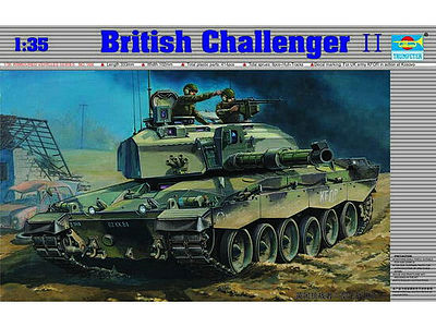 Trumpeter Scale Models 308 1/35 British Challenger II Main Battle Tank Model Kit